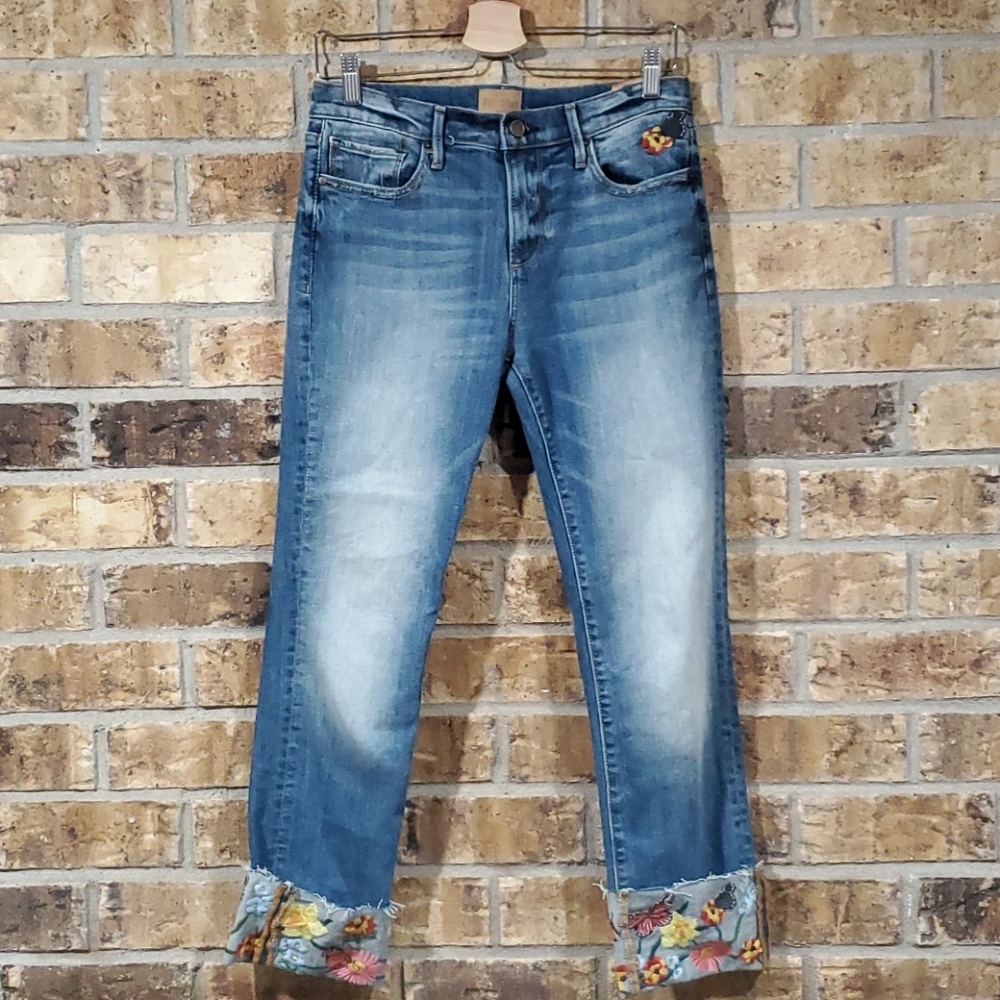Driftwood | Colette Embroidered Jeans